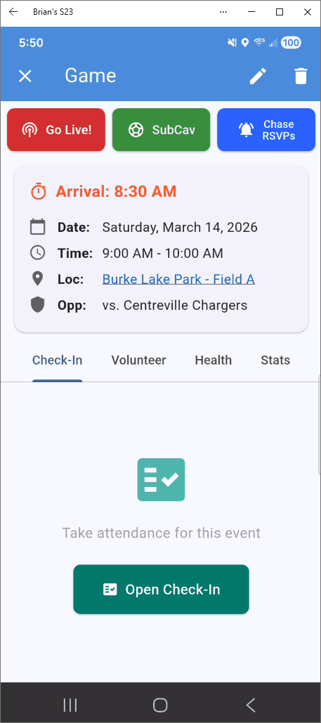 RSVP Reminders & Chase Mode