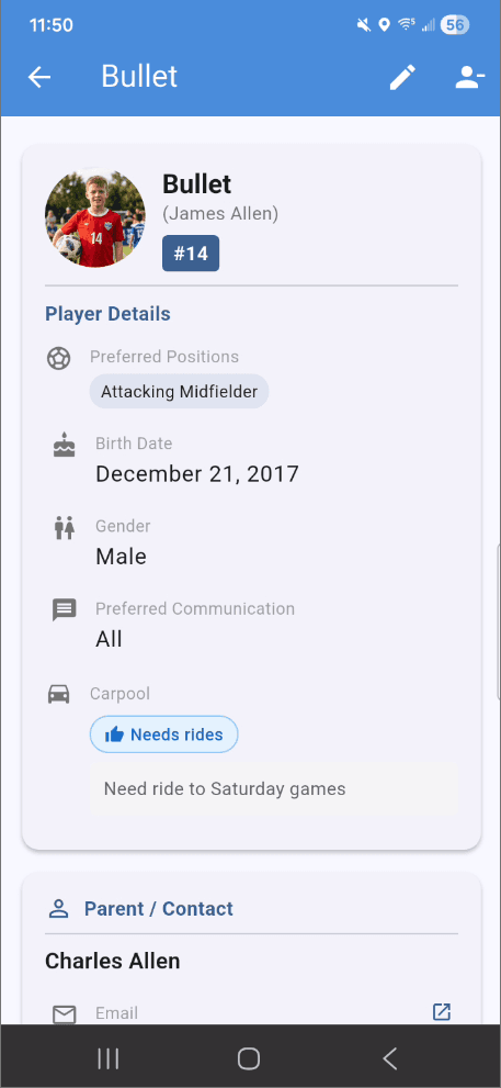 Player profile