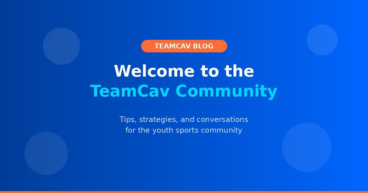 Welcome to the TeamCav Community Blog